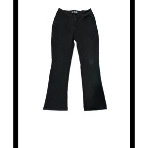 No Boundaries Womens Mid Rise Bootcut Jeans Black Size 5 Stretch Denim Pants